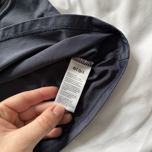 Lija Activewear Tank Top Blue Womens Size Small Tennis Yoga Golf Lightweight - Picture 3 of 7